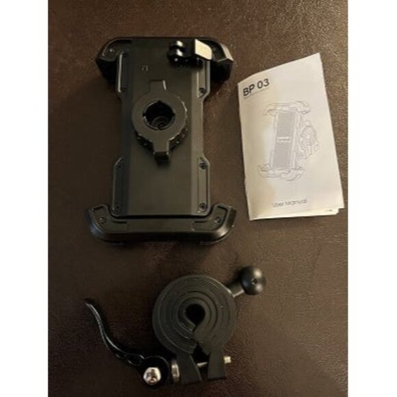 New Motorcycle Phone Mount, Bike Holder - Upgrade Adjustable Cell Holder - Picture 2 of 2